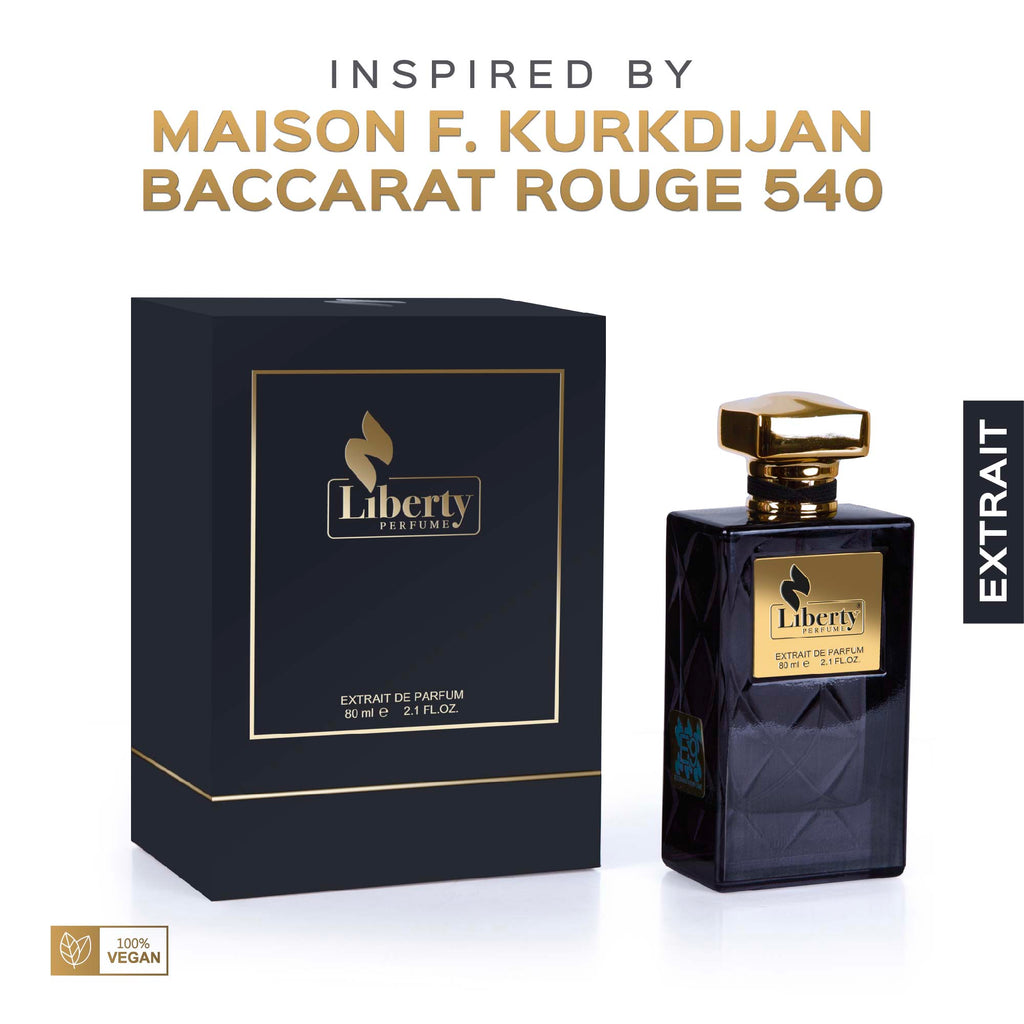 E2 Inpired By Baccarat Rouge 540 Extrait De Perfume For Unisex Fragrance - Liberty Cosmetics LLC